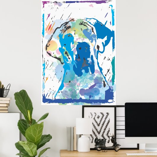 Doggenposter Esra Modern Poster (Heimbüro)