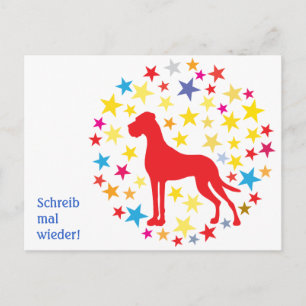 Doggenpostkarte Postkarte