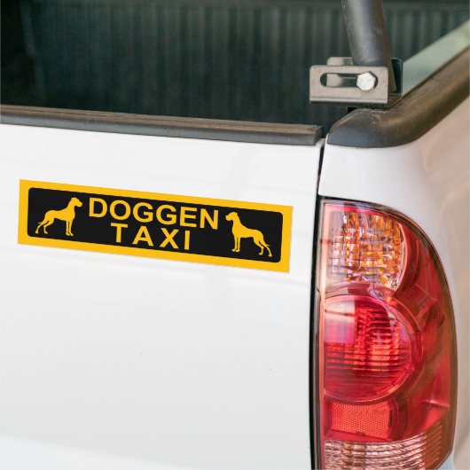 Doggentaxi Autoaufkleber (Auf Lkw)
