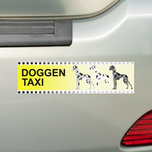 Doggentaxi Autoaufkleber (Auf Auto)