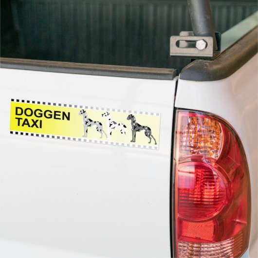 Doggentaxi Autoaufkleber (Auf Lkw)