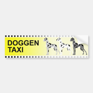 Doggentaxi Autoaufkleber