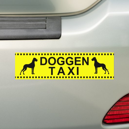 DoggenTaxi Autoaufkleber (Auf Auto)