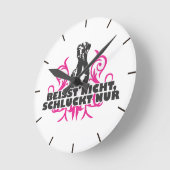 Doggenuhr Runde Wanduhr (Winkel)