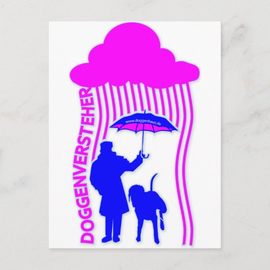 Doggenversteher Postkarte (Vorderseite)