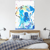 Doggenwand! Leinwanddruck (Insitu (Schlafzimmer))