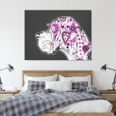 Doggenwand! Leinwanddruck (Insitu (Schlafzimmer))
