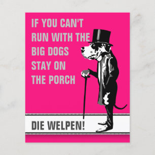 Doggenwelpen Flyer für Hundezüchter 
