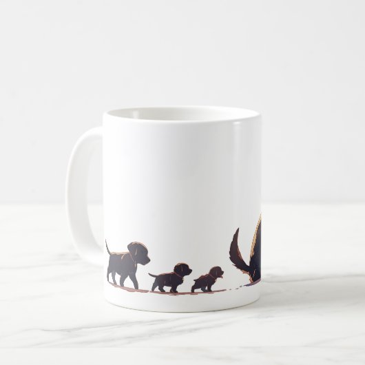 Doggie 8 kaffeetasse (Vorderseite Links)