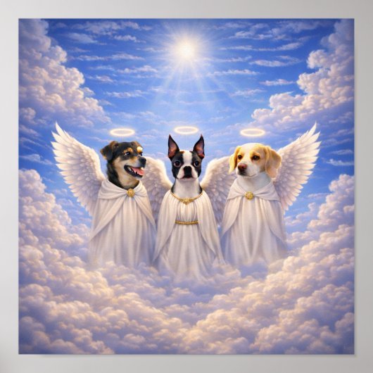 "Doggie Angels" Poster (Vorne)