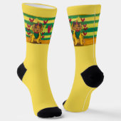 Doggie "Art by Kids" Socken (Gewinkelt)