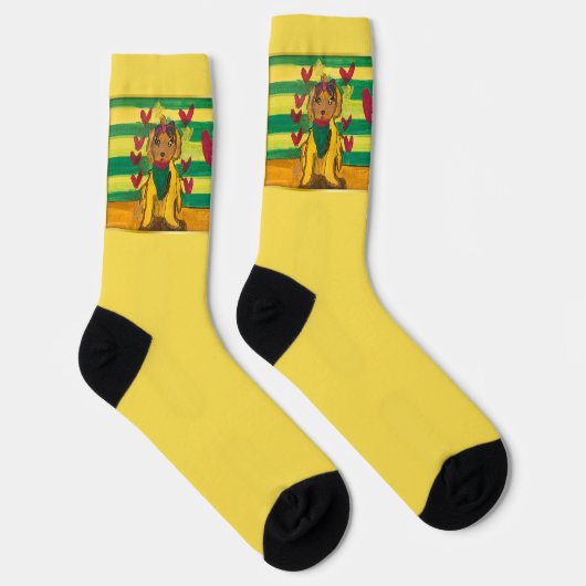 Doggie "Art by Kids" Socken (Rechts)
