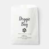 Doggie Bag Biscuit Bar Hund Leckerei Gastgeschenk  Geschenktütchen (Vorderseite)