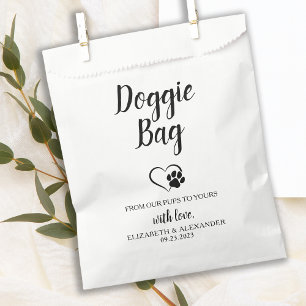 Doggie Bag Hund Leckerei Gastgeschenk Hochzeit Beu Geschenktütchen
