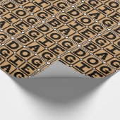 Doggie Bag, Restaurant Leftovers Geschenkpapier (Ecke)