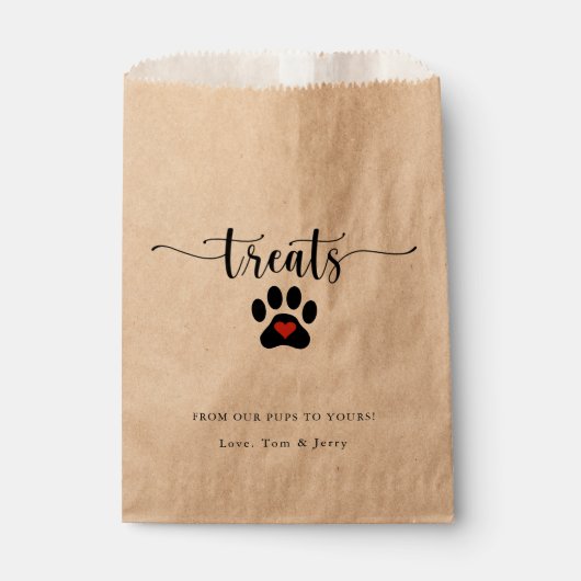 Doggie-Beutel-Leckereien Geschenktütchen (Vorderseite)