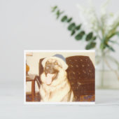 Doggie_Cap Postkarte (Stehend Vorderseite)