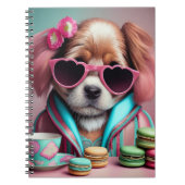 Doggie Colorful Stylish Writing School NoteBook Notizblock (Vorderseite)