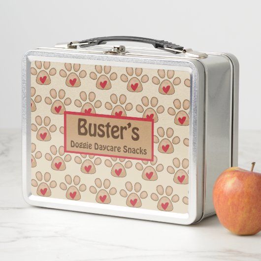 Doggie Daycare Snacks & Things Lunchbox (Beispiel)