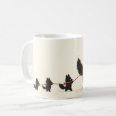 Doggie-Familie 11 Kaffeetasse (Vorderseite Links)