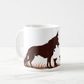 Doggie Familie 3 Kaffeetasse (Vorderseite Links)