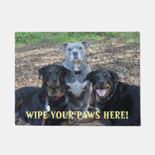 Doggie Family Picture Doormat Fußmatte