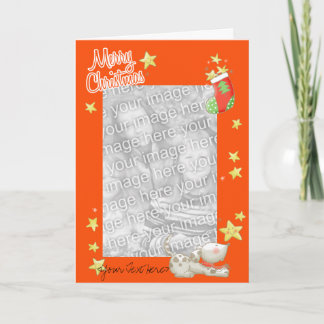 doggie greeting feiertagskarte