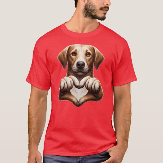 DOGGIE Heart T-Shirt (Vorderseite)