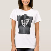 Doggie Heart X-Ray - Funny Dog Lover Design T-Shirt (Vorderseite)