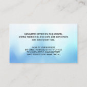 Doggie in der Blase Bath Visitenkarte (Rückseite)