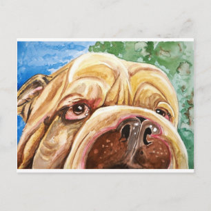 Doggie Kisses Postkarte