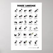 DOGGIE LANGUAGE Grosses Poster (Vorne)