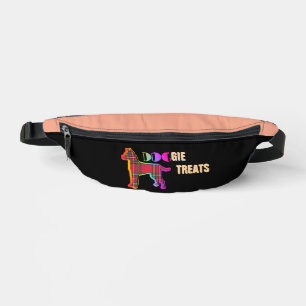 Doggie Leckereien Logo Neuheit Schwarzer Pfirsich Bauchtasche