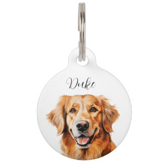 Doggie Namensschild Golden Retriever Haustiermarke