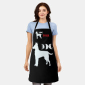 DOGGIE OWNER Black Veterinary Schürze (Getragen)