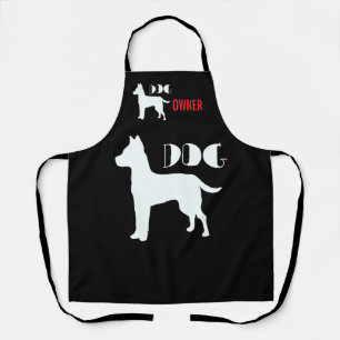 DOGGIE OWNER Black Veterinary Schürze