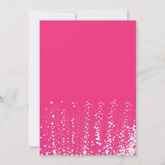 Doggie Pool Party Einladung | Anpassbar (Rückseite)