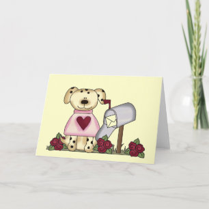 Doggie Valentine's Day Tshirts und Geschenke Feiertagskarte
