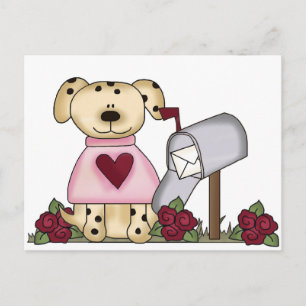 Doggie Valentine's Day Tshirts und Geschenke Feiertagspostkarte
