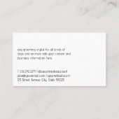 Doggie Visitenkarte (Rückseite)