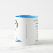 Doggie waiting for owners to return home tasse (Zentrum)