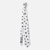 Doggies & Black Paws Necktie Krawatte (Rückseite)