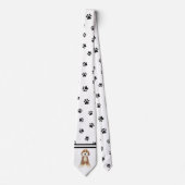 Doggies & Black Paws Necktie Krawatte (Vorderseite)
