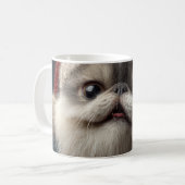 Doggies im Santa-Look Kaffeetasse (Vorderseite Links)
