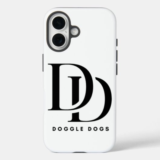 DOGGLE-HUNDE Case-Mate iPhone HÜLLE (Rückseite)