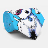 Doggles Westie Neck Tie Krawatte (Gerollt)