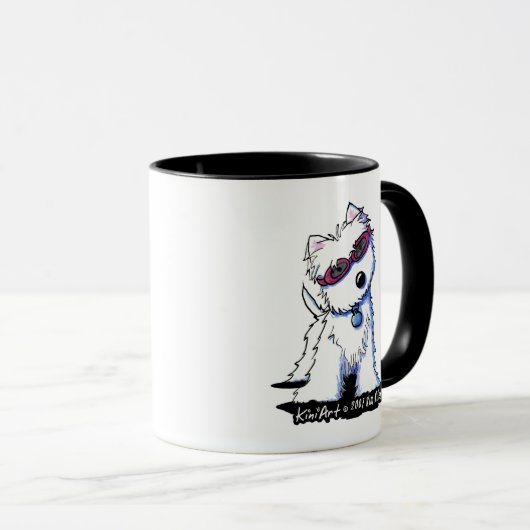 Doggles Westie Tasse (VorderseiteRechts)