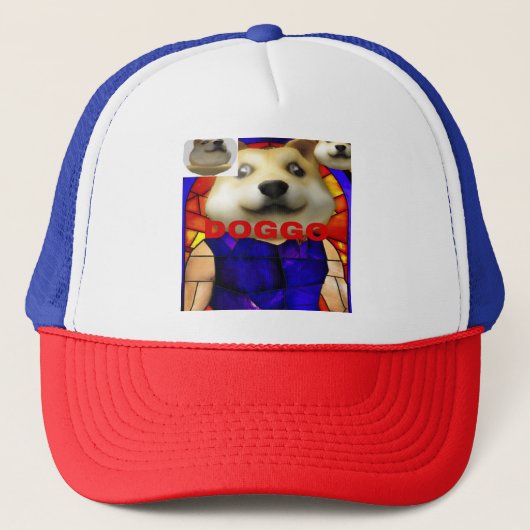 Doggo Hat Truckerkappe (Vorderseite)
