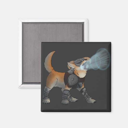 Doggo-Kin Magnet (Vorderseite/Rückseite)