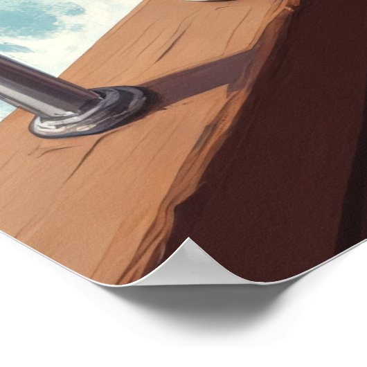 Doggo: Seadog on Watch Poster (Ecke)